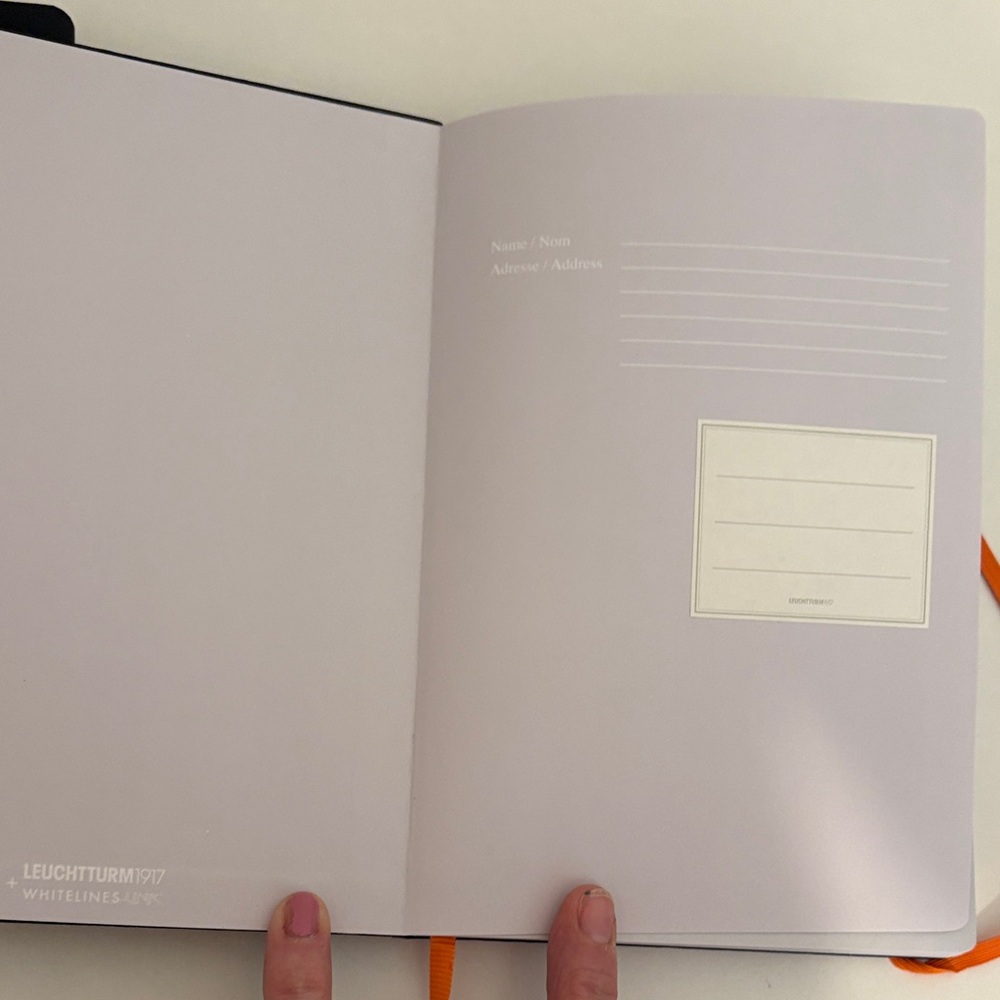 Leuchtturm Black notebook planner Set of 2 black bullet journal whitelines - Picture 10 of 16
